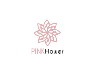 Projekt graficzny logo dla firmy online Pink Flower
